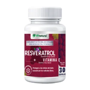 VF NATURAL RESVERATROL  500 + VITAMINA E FRASCO 30 CÁPSULAS