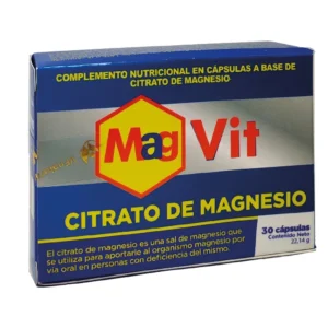 MAGVIT CITRATO DE MAGNESIO CAJA X 30 CÁPSULAS BLISTER