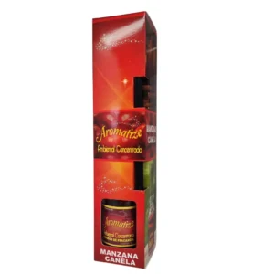 AROMATIZE CONCENTRADO CON DIFUSOR DE BAMBÚ FRAGANCIA MANZANA CANELA X 80ml