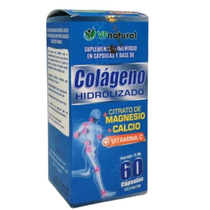 COLAGENO CON CITRATO DE MAGNESIO + CALCIO + VIT C x 60 CÁPSULAS