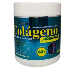 VF NATURAL COLAGENO HIDROLIZADO CON VITAMINAS Y MINERALES ADVANCE X TARRO 400g