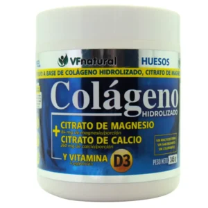 VF NATURAL COLAGENO + CITRATO DE MAGNESIO + CITRATO DE CALCIO + VITAMINA D3 TARRO 345g