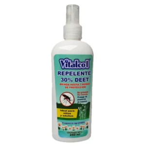 VITALCOL REPELENTE MOSQUITOS 30% DEET X 250ml CON PISTOLA ATOMIZADOR