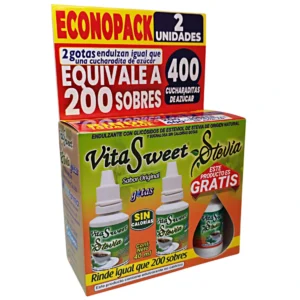 VITASWEET STEVIA SABOR ORIGINAL 20ml ECONOPACK