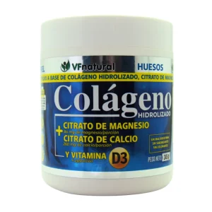 VF NATURAL COLAGENO + CITRATO DE MAGNESIO + CITRATO DE CALCIO + VITAMINA D3 TARRO 345g