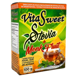 VITASWEET STEVIA + MONK FRUIT X 100GR